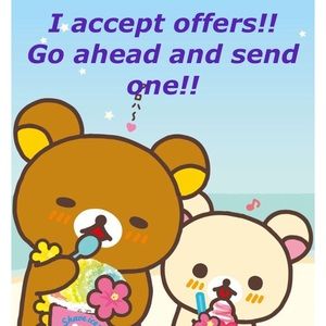 I accept reasonable offers